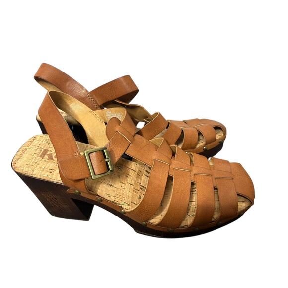 Korks By Kork Ease Whitney Platform Sandals Clogs, Women's Size 10 M Tan - Picture 1 of 7